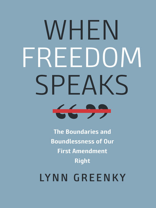 Title details for When Freedom Speaks by Lynn Greenky - Available